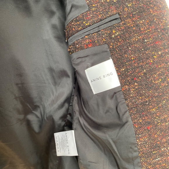 SOLD-Anine bing tweed blazer - Picture 6 of 9